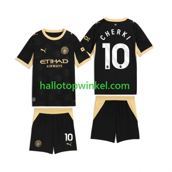 Manchester City Voetbalshirt Rayan Cherki 10 Kleuters/Kids Uit Tenue 2026-2027 Korte Mouw