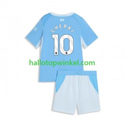 Manchester City Voetbalshirt Rayan Cherki 10 Kleuters/Kids Thuis Tenue 2026-2027 Korte Mouw