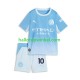 Manchester City Voetbalshirt Rayan Cherki 10 Kleuters/Kids Thuis Tenue 2026-2027 Korte Mouw