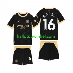 Manchester City Voetbalshirt Rodri 16 Kleuters/Kids Uit Tenue 2026-2027 Korte Mouw