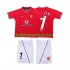 Manchester United Voetbalshirt BECKHAM 7 2000 2002 Retro Kleuters/Kids Thuis Tenue Korte Mouw