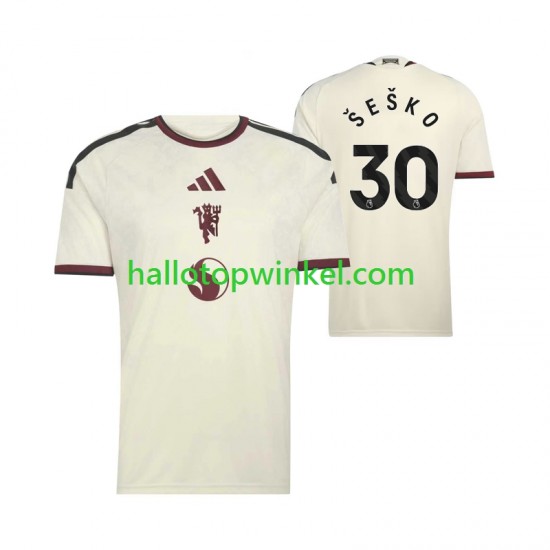 Manchester United Voetbalshirt Benjamin Sesko 30 Heren Derde Tenue 2026-2027 Korte Mouw