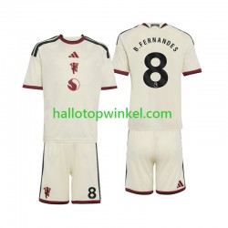 Manchester United Voetbalshirt Bruno Fernandes 8 Kleuters/Kids Derde Tenue 2026-2027 Korte Mouw