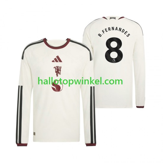 Manchester United Voetbalshirt Bruno Fernandes 8 Heren Derde Tenue 2026-2027 Lange Mouw