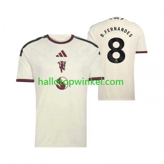 Manchester United Voetbalshirt Bruno Fernandes 8 Heren Derde Tenue 2026-2027 Korte Mouw