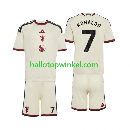 Manchester United Voetbalshirt Cristiano Ronaldo 7 Kleuters/Kids Derde Tenue 2026-2027 Korte Mouw