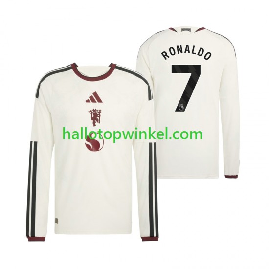 Manchester United Voetbalshirt Cristiano Ronaldo 7 Heren Derde Tenue 2026-2027 Lange Mouw