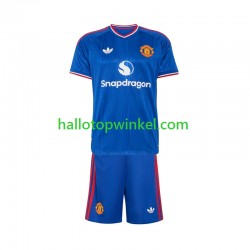 Manchester United Voetbalshirt Kleuters/Kids Uit Tenue 2026-2027 Korte Mouw