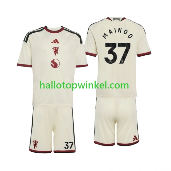 Manchester United Voetbalshirt Kobbie Mainoo 37 Kleuters/Kids Derde Tenue 2026-2027 Korte Mouw