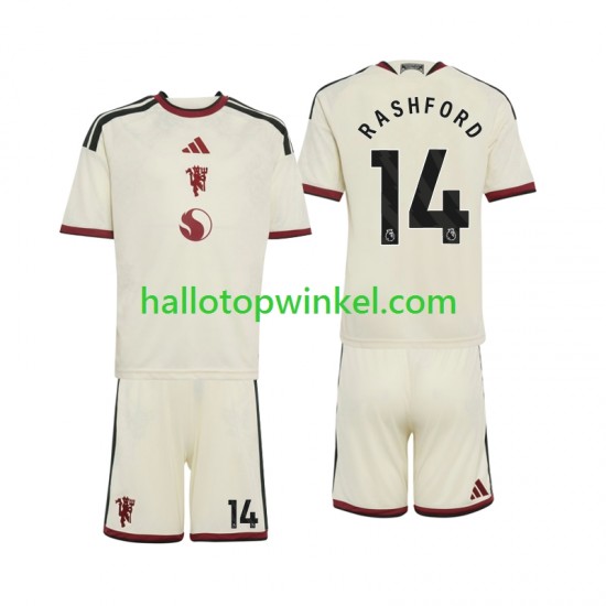 Manchester United Voetbalshirt Marcus Rashford 14 Kleuters/Kids Derde Tenue 2026-2027 Korte Mouw