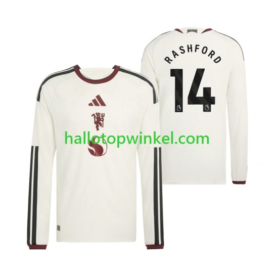 Manchester United Voetbalshirt Marcus Rashford 14 Heren Derde Tenue 2026-2027 Lange Mouw
