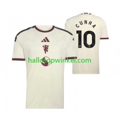 Manchester United Voetbalshirt Matheus Cunha 10 Heren Derde Tenue 2026-2027 Korte Mouw