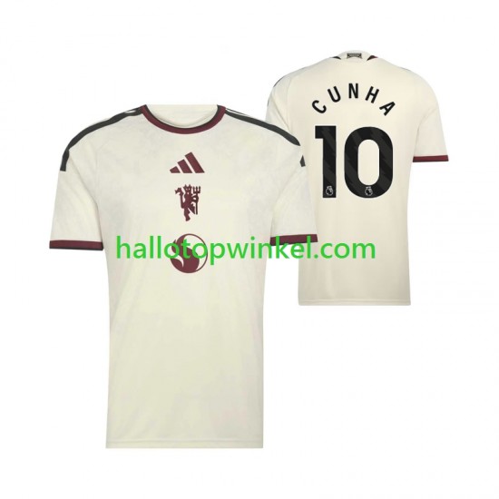 Manchester United Voetbalshirt Matheus Cunha 10 Heren Derde Tenue 2026-2027 Korte Mouw