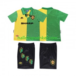 Manchester United Voetbalshirt 1992 Retro Kleuters/Kids Derde Tenue 1994 Korte Mouw