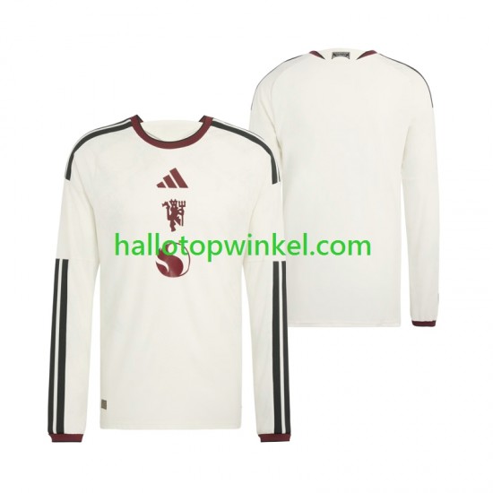 Manchester United Voetbalshirt Heren Derde Tenue 2026-2027 Lange Mouw