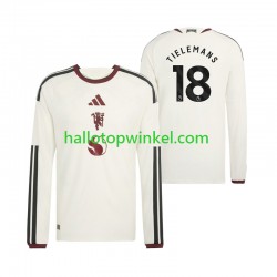 Manchester United Voetbalshirt Youri Tielemans 18 Heren Derde Tenue 2026-2027 Lange Mouw