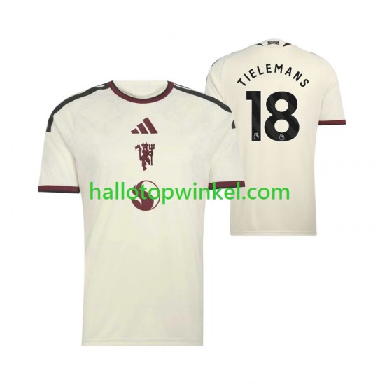 Manchester United Voetbalshirt Youri Tielemans 18 Heren Derde Tenue 2026-2027 Korte Mouw