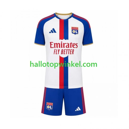 Olympique Lyonnais Voetbalshirt Kleuters/Kids Uit Tenue 2026-2027 Korte Mouw