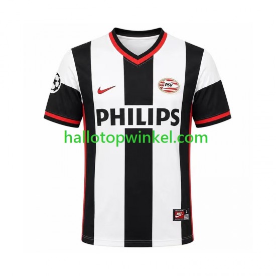 PSV Eindhoven Voetbalshirt 1998 Retro Heren Uit Tenue Korte Mouw