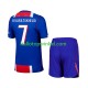 Paris Saint-Germain Voetbalshirt Khvicha Kvaratskhelia 7 Kleuters/Kids Thuis Tenue 2026-2027 Korte Mouw