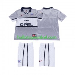 Paris Saint-Germain Voetbalshirt 2000 2001 Retro Kleuters/Kids Uit Tenue Korte Mouw