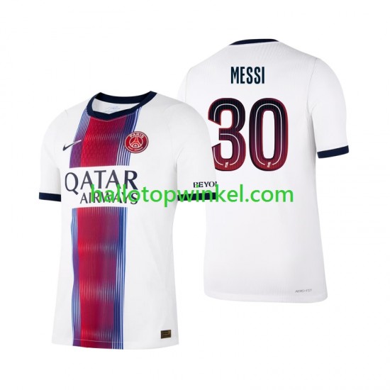 Paris Saint-Germain Voetbalshirt Lionel Messi 30 Heren Uit Tenue 2026-2027 Korte Mouw