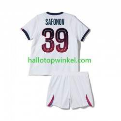 Paris Saint-Germain Voetbalshirt Matvey Safonov 39 Kleuters/Kids Uit Tenue 2026-2027 Korte Mouw