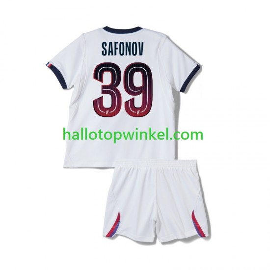 Paris Saint-Germain Voetbalshirt Matvey Safonov 39 Kleuters/Kids Uit Tenue 2026-2027 Korte Mouw