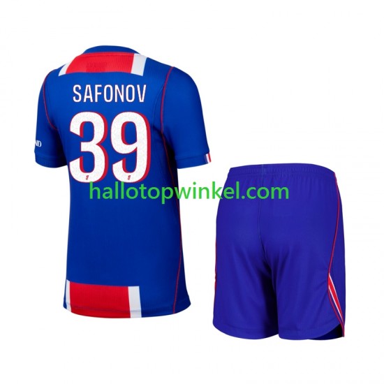 Paris Saint-Germain Voetbalshirt Matvey Safonov 39 Kleuters/Kids Thuis Tenue 2026-2027 Korte Mouw