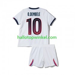 Paris Saint-Germain Voetbalshirt Ousmane Dembele 10 Kleuters/Kids Uit Tenue 2026-2027 Korte Mouw