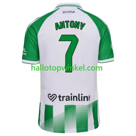 Real Betis Voetbalshirt Antony 7 Heren Thuis Tenue 2026-2027 Korte Mouw