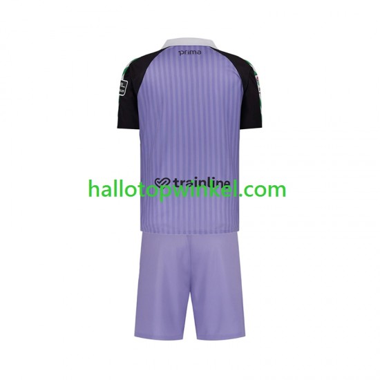 Real Betis Voetbalshirt Doelman Retro Kleuters/Kids Thuis Tenue 2025-2026 Korte Mouw