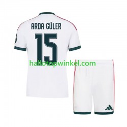 Real Madrid Voetbalshirt Arda Guler 15 Kleuters/Kids Thuis Tenue 2026-2027 Korte Mouw