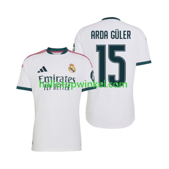 Real Madrid Voetbalshirt Arda Guler 15 Heren Thuis Tenue 2026-2027 Korte Mouw
