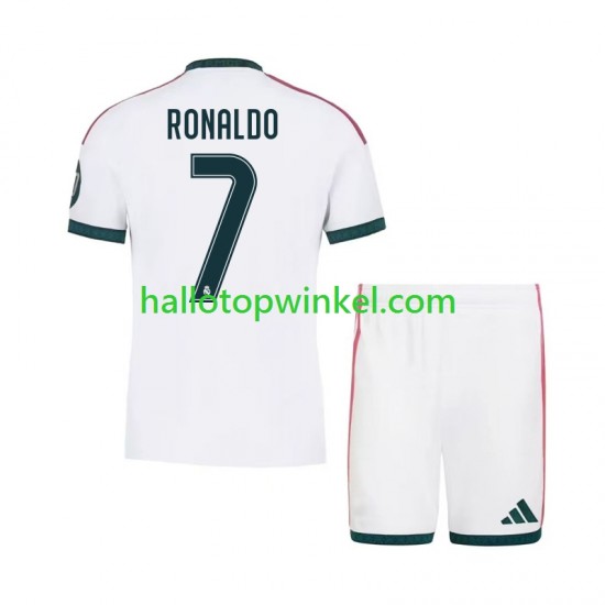 Real Madrid Voetbalshirt Cristiano Ronaldo 7 Kleuters/Kids Thuis Tenue 2026-2027 Korte Mouw