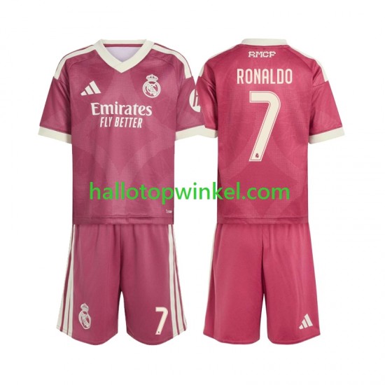Real Madrid Voetbalshirt Cristiano Ronaldo 7 Kleuters/Kids Derde Tenue 2026-2027 Korte Mouw