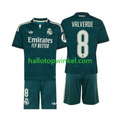 Real Madrid Voetbalshirt Federico Valverde 8 Kleuters/Kids Uit Tenue 2026-2027 Korte Mouw