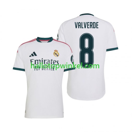 Real Madrid Voetbalshirt Federico Valverde 8 Heren Thuis Tenue 2026-2027 Korte Mouw