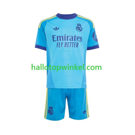 Real Madrid Voetbalshirt Doelman Kleuters/Kids Uit Tenue 2026-2027 Korte Mouw