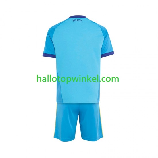 Real Madrid Voetbalshirt Doelman Kleuters/Kids Uit Tenue 2026-2027 Korte Mouw