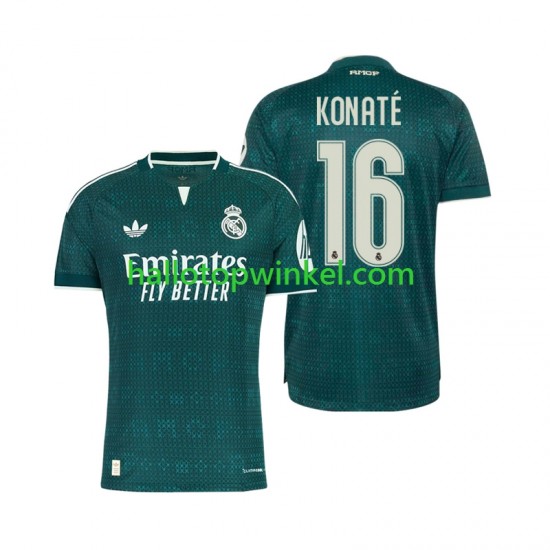 Real Madrid Voetbalshirt Ibrahima Konate 16 Heren Uit Tenue 2026-2027 Korte Mouw