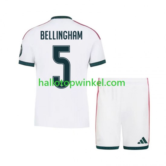Real Madrid Voetbalshirt Jude Bellingham 5 Kleuters/Kids Thuis Tenue 2026-2027 Korte Mouw