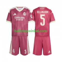 Real Madrid Voetbalshirt Jude Bellingham 5 Kleuters/Kids Derde Tenue 2026-2027 Korte Mouw