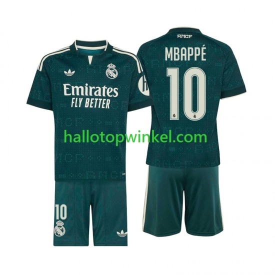 Real Madrid Voetbalshirt Mbappé Kylian 10 Kleuters/Kids Uit Tenue 2026-2027 Korte Mouw