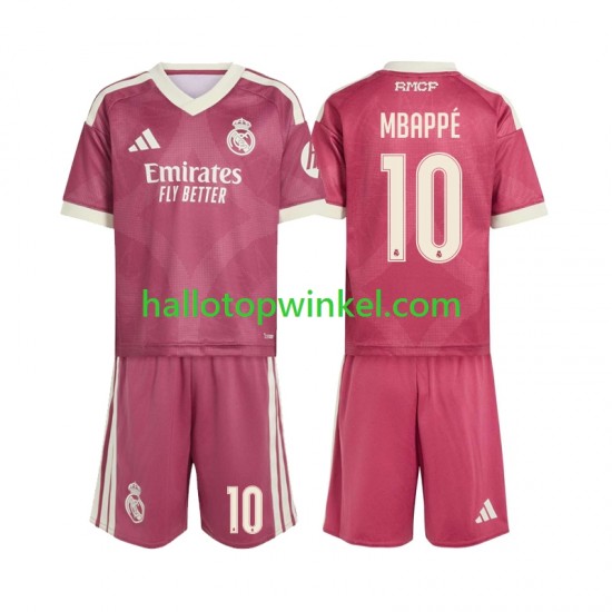 Real Madrid Voetbalshirt Mbappé Kylian 10 Kleuters/Kids Derde Tenue 2026-2027 Korte Mouw