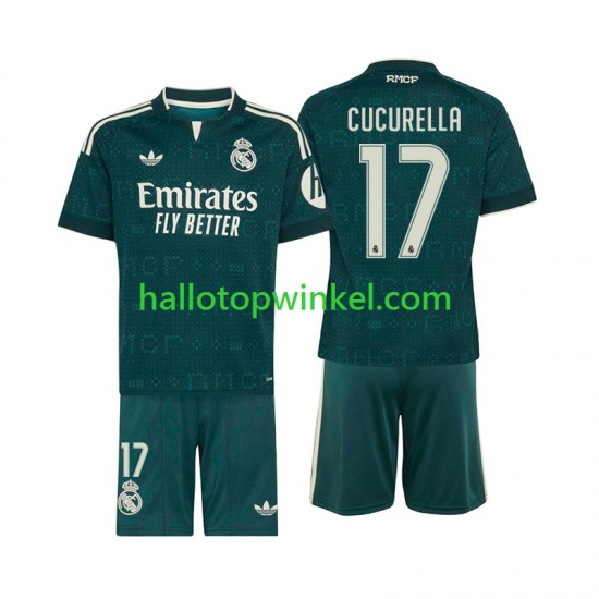 Real Madrid Voetbalshirt Marc Cucurella 17 Kleuters/Kids Uit Tenue 2026-2027 Korte Mouw