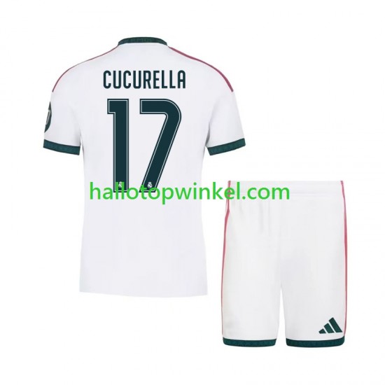 Real Madrid Voetbalshirt Marc Cucurella 17 Kleuters/Kids Thuis Tenue 2026-2027 Korte Mouw