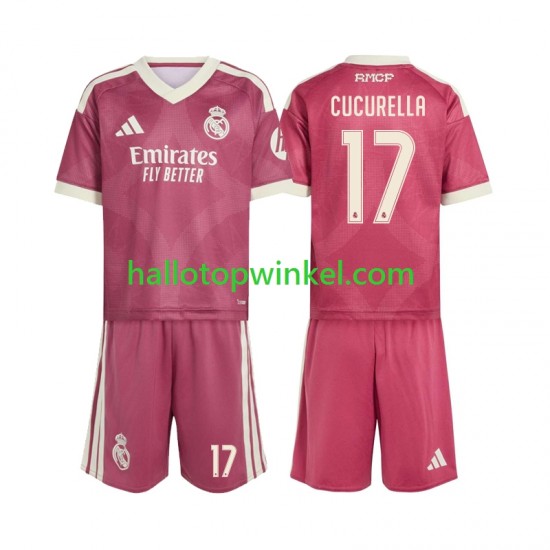 Real Madrid Voetbalshirt Marc Cucurella 17 Kleuters/Kids Derde Tenue 2026-2027 Korte Mouw