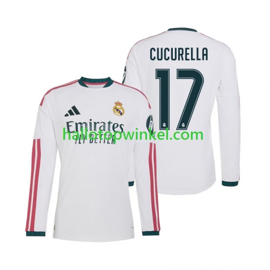 Real Madrid Voetbalshirt Marc Cucurella 17 Heren Thuis Tenue 2026-2027 Lange Mouw