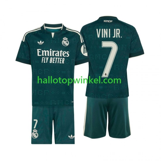 Real Madrid Voetbalshirt Vinicius Junior 7 Kleuters/Kids Uit Tenue 2026-2027 Korte Mouw